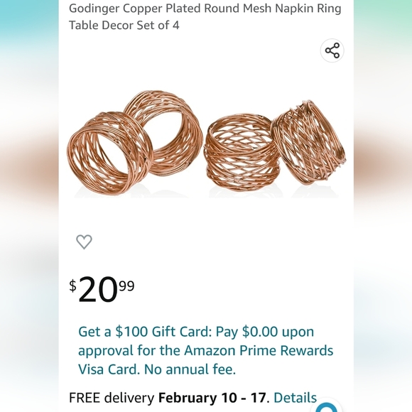 Other - 4 Copper Round Mesh (Used once) (4 sets available)